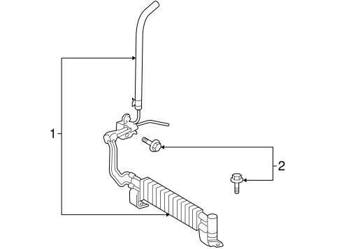 Land Cruiser POWER STEERING OIL COOLER