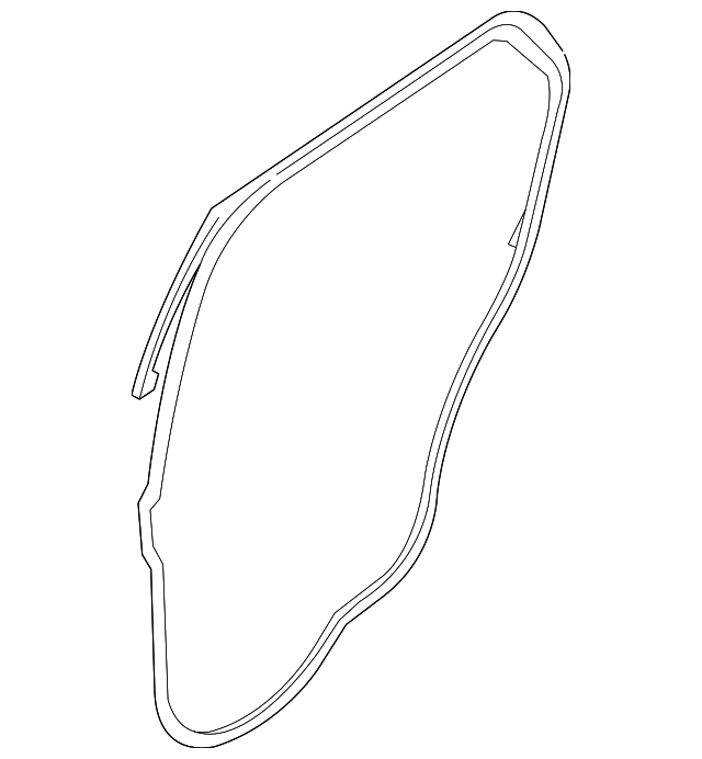 BB5Z-7825324-A Деталь DOOR W'STRIP, RIGHT