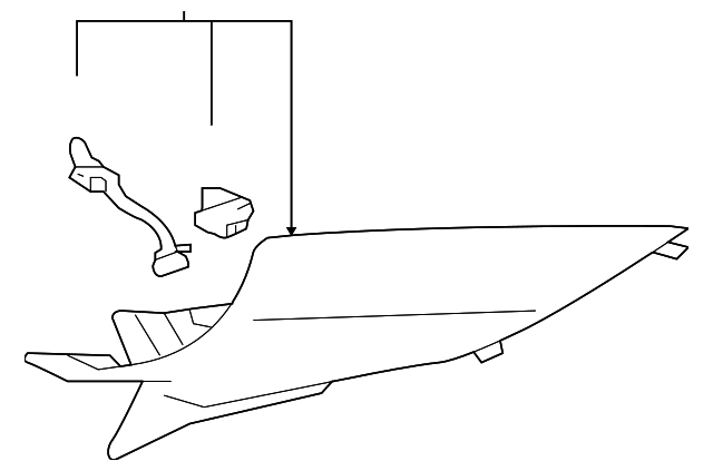 7212A059HA Деталь UPPER QTR TRIM, LEFT