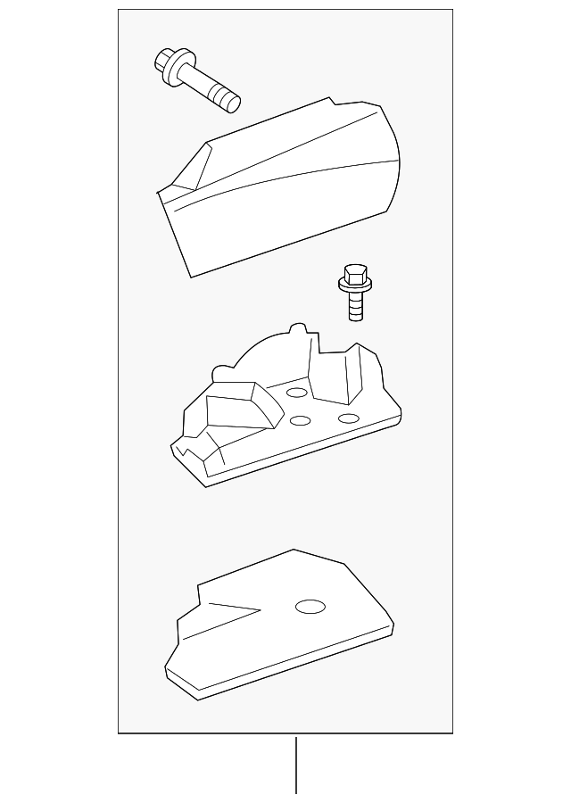 88937286 Деталь REAR SUPPORT, RIGHT