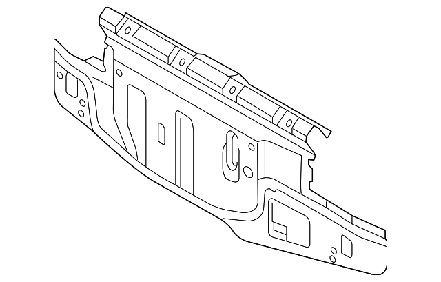 8P4-813-331 Деталь REAR BODY PANEL