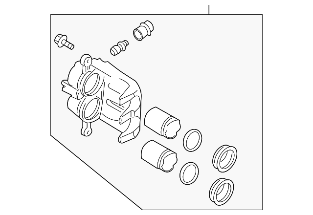 41001-ZP40B CALIPER, RIGHT