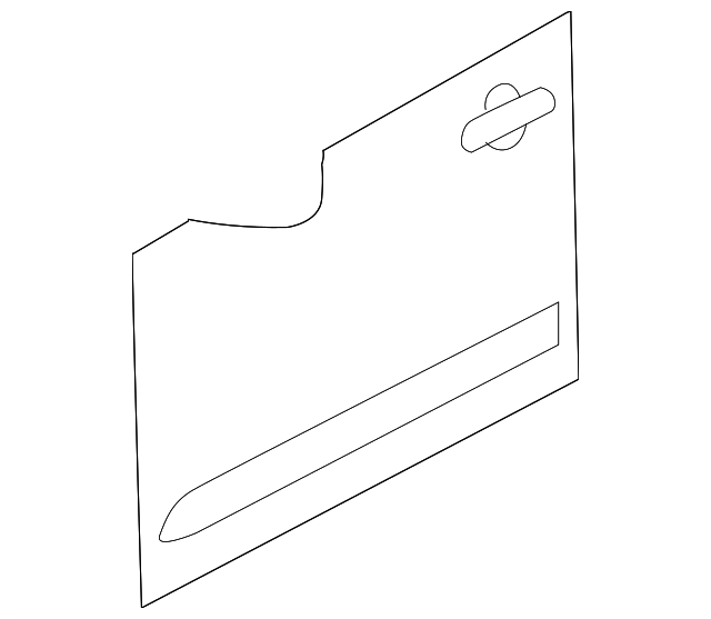 6800282Z02 Деталь OUTER PANEL, LEFT