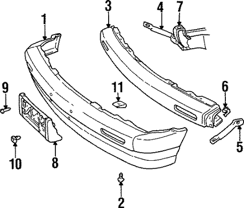 Hombre BUMPER & COMPONENTS - FRONT
