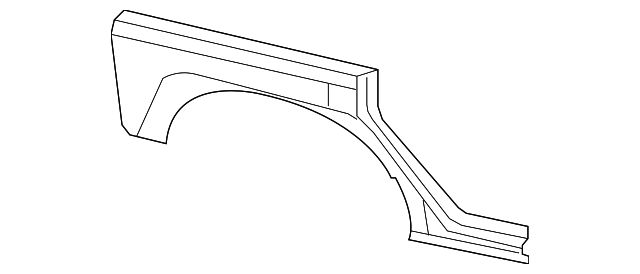 55397017AI Деталь QUARTER PANEL, LEFT