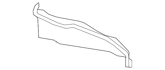 55395775AE Деталь INNER QTR PANEL, LEFT