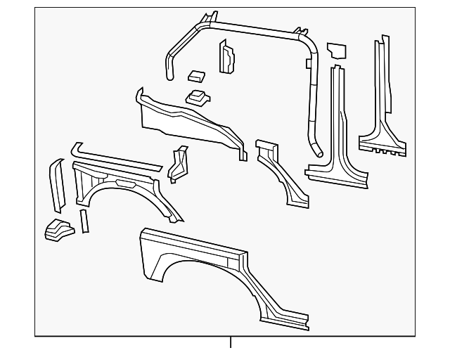 68002324AH Деталь QUARTER PNL ASSY, RIGHT