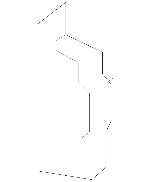 55395514AC Деталь STRIKER REINF, LEFT