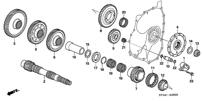 TRANSMISSION - AUTOMATIC/COUNTERSHAFT for 2006 Honda CIVIC COUPE #1