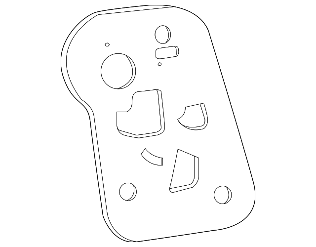 25903991 Деталь BACKUP LAMP SEAL, RIGHT