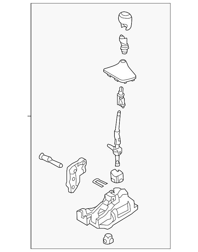43700-3X300-HZ Деталь SHIFTER ASSY