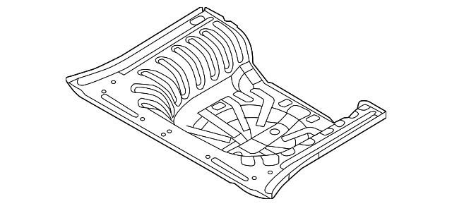 G4514-3WCMA Деталь REAR FLOOR PAN
