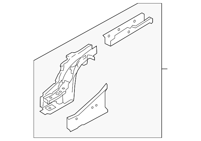 G5511-3WCMA Деталь SIDE RAIL, LEFT