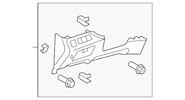 55302-0T020-C0 LOWER TRIM, LEFT