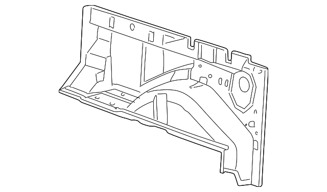 YC3Z7828083AA Деталь INSULATOR, LEFT