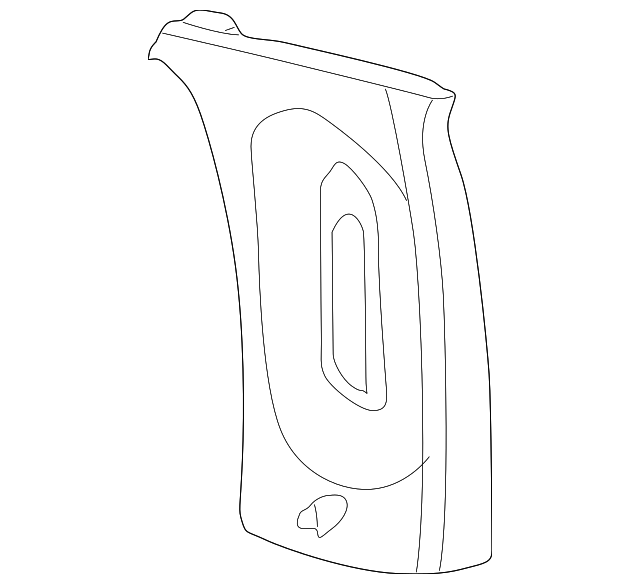 3C7Z7824357AAB Деталь PILLAR TRIM, LEFT
