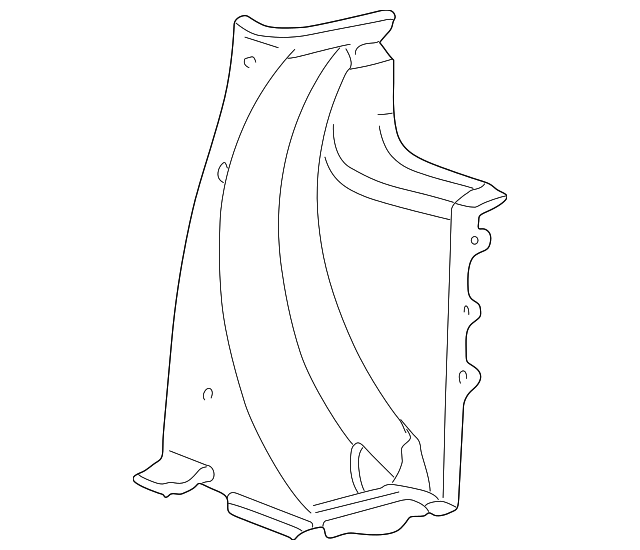 2C7Z7831113BAB Деталь REAR TRIM PANEL, LEFT
