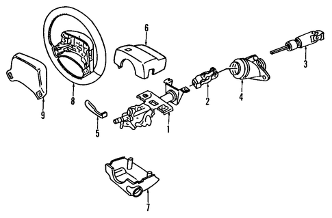 Intrepid STEERING COLUMN