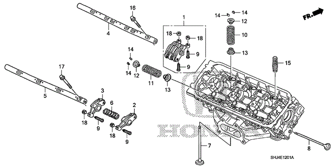 ENGINE/VALVE - ROCKER ARM (RR.) (1) for 2010 Honda ODYSSEY #1