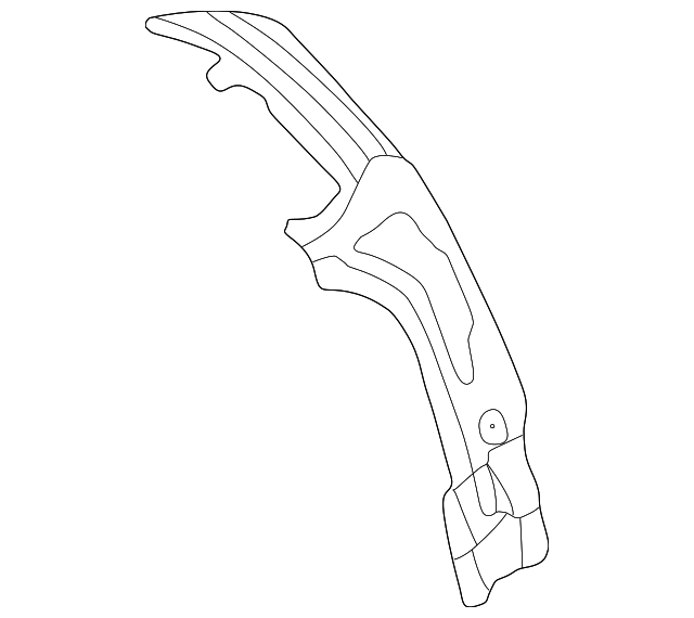 76634-7B030 Деталь CORNER PANEL, RIGHT