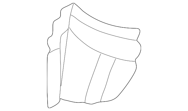76756-7B030 Деталь INNER WHEELHOUSE EXTENSION, RIGHT