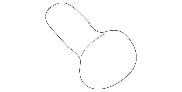 794070240 Деталь FENDER LINER RETAINER, LEFT