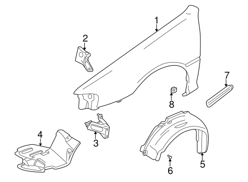 Impreza FENDER & COMPONENTS