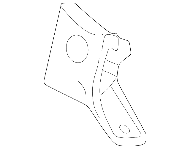 51625FA191 Деталь FENDER BRACKET, RIGHT
