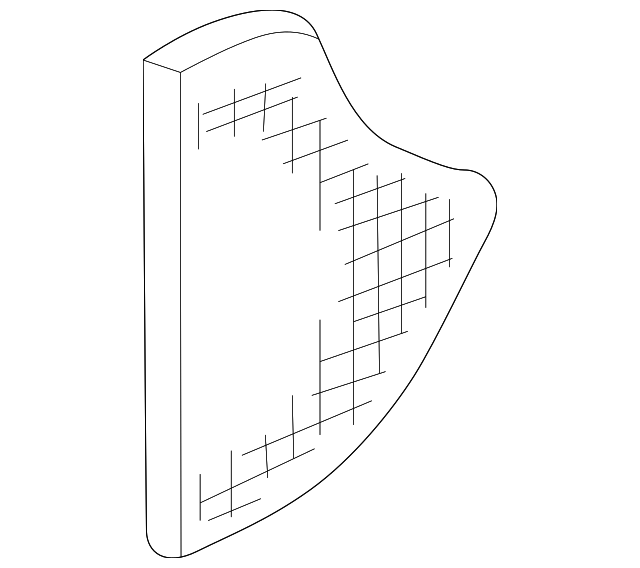 83784-S3V-A10ZC Деталь GRILLE, L. RR. DOOR SPEAKER *YR203L* (SA