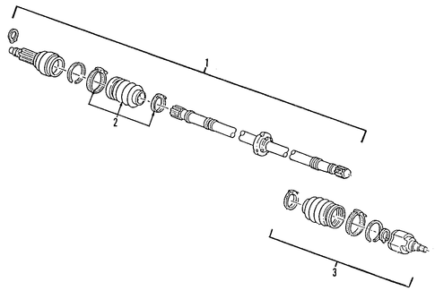Aspire AXLE SHAFTS & JOINTS