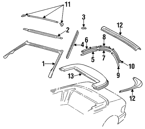 Celica MOLDINGS