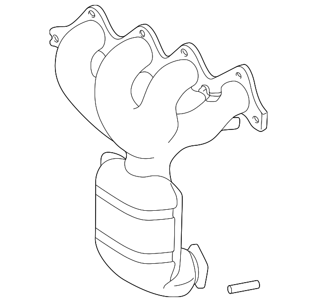 28510-23711 Деталь EXHAUST MANIFOLD