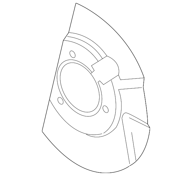 8157530110 Деталь SPLASH SHIELD, LEFT
