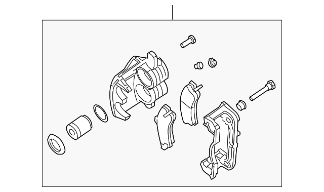 8889669850 Деталь CALIPER, LEFT