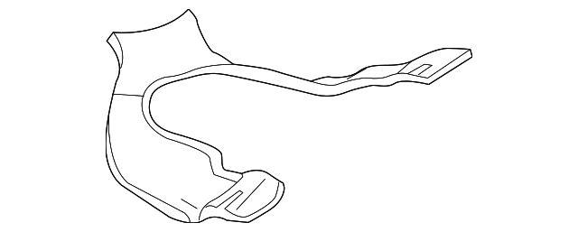 15722929 Деталь FLOOR DUCT, LEFT