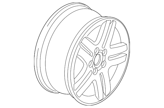 1J0-601-025-AB-Z31 WHEEL, ALLOY
