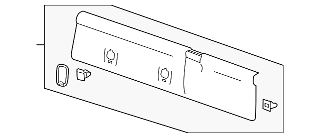 23455514 REAR GLASS MLDG