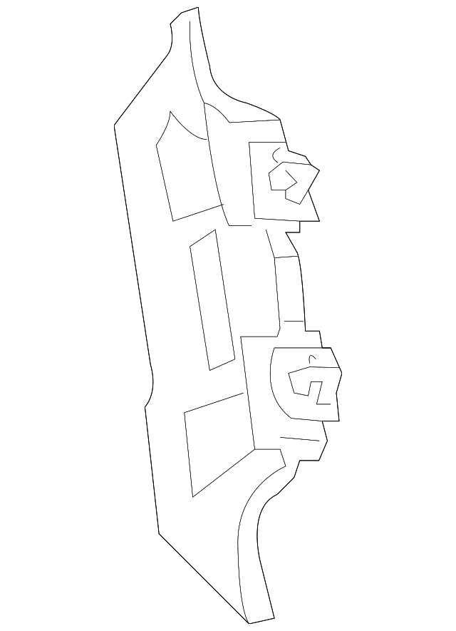 41-00-7-128-849 Деталь BAFFLE PLATE, RIGHT