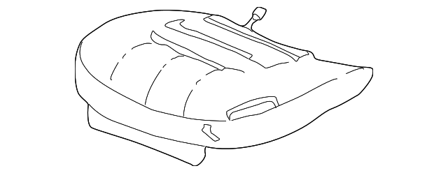 12493333 Деталь SEAT COVER, RIGHT