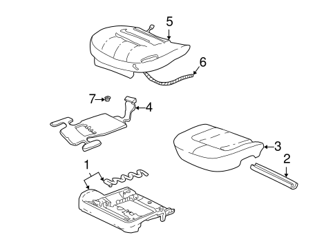 DeVille FRONT SEAT COMPONENTS
