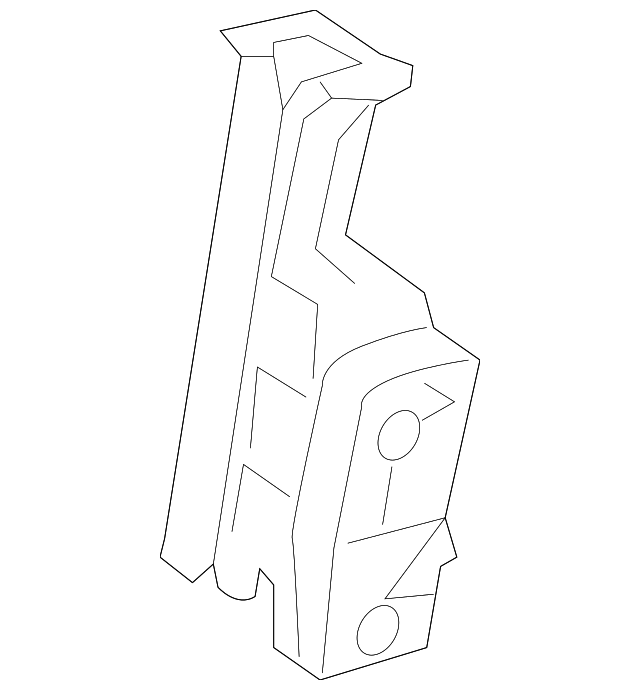 82550-1W000 Деталь REAR GUIDE, LEFT