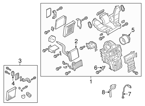 City Express EVAPORATOR & HEATER COMPONENTS