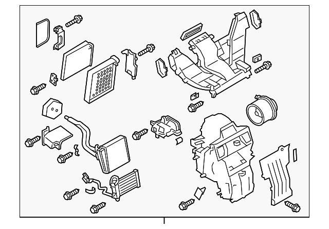 19317370 Деталь AC & HEATER ASSY