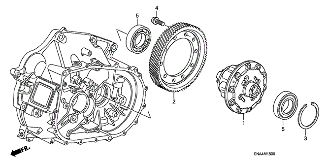 CIVIC SEDAN MT DIFFERENTIAL (2.0L)
