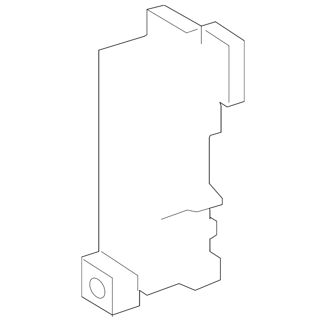 82673-42110 Деталь JUNCTION BLOCK SIDE BRACKET, LEFT
