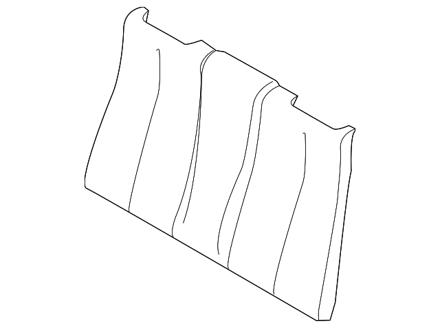 52207350322 Деталь SEAT BACK COVER