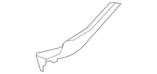 20886494 COWL GRILLE OUTER SEAL, RIGHT