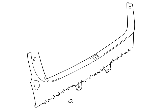 3B5-863-459-E-B41 Деталь REAR TRIM