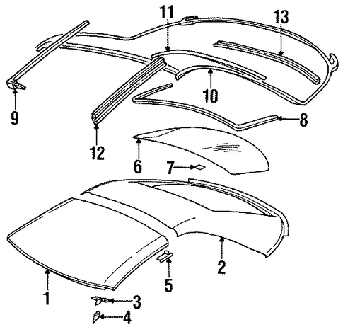 3000GT COVER & COMPONENTS