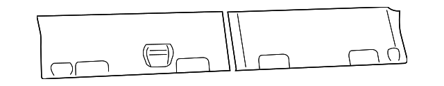 1QH78XDVAA Деталь LOWER PANEL, RIGHT